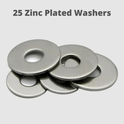 Washer M8 - Zinc plated - Pack of 25